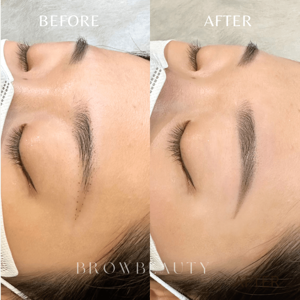 桃園霧眉完即拍，細緻漸層、無邊框感，就像眉粉掃過的清透自然