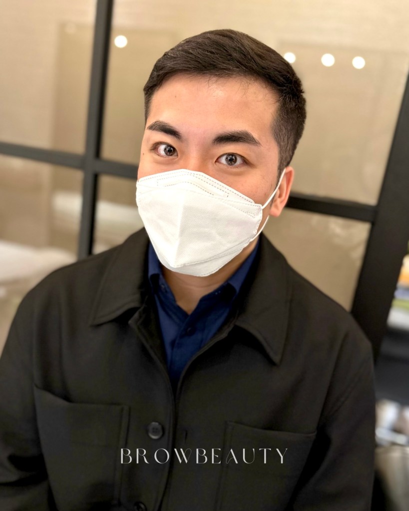 桃園男士修眉，邊邊角角都打理整齊