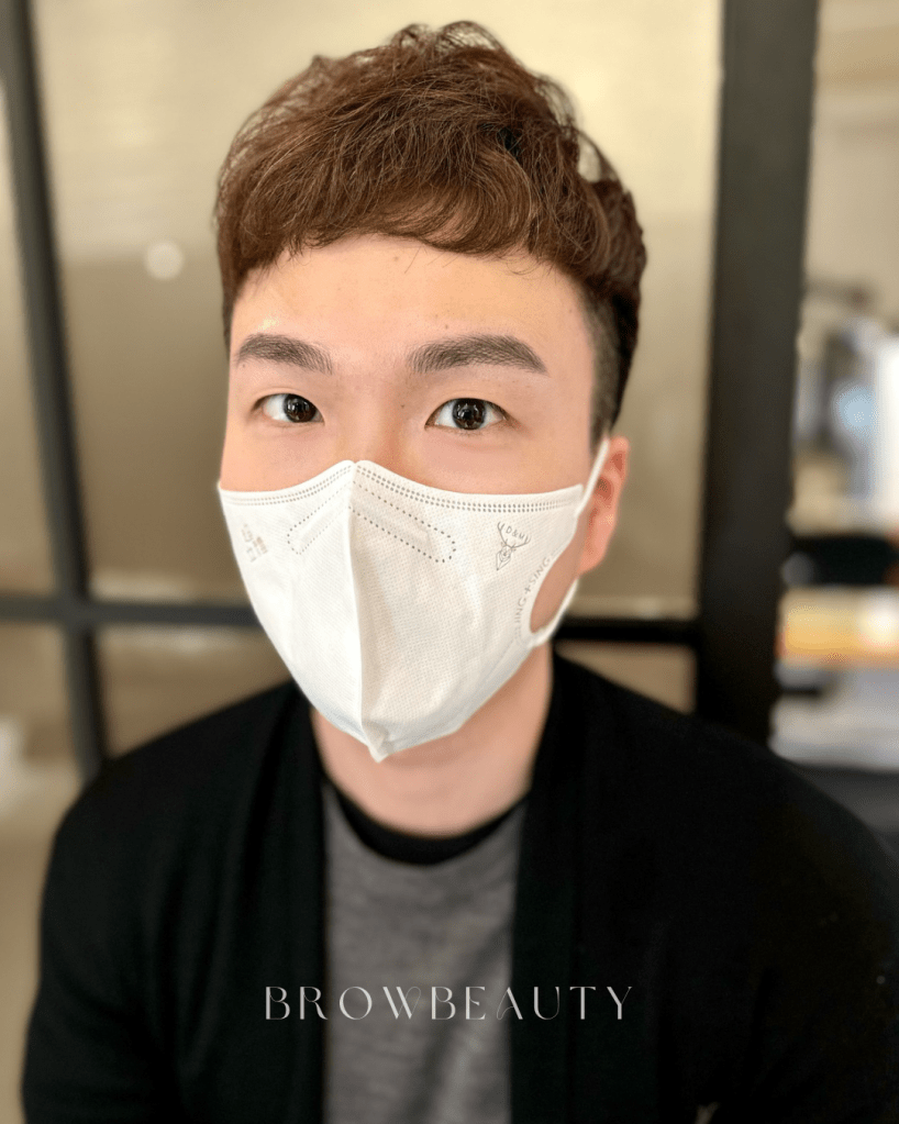 桃園男士眉。這樣的飄眉效果超自然