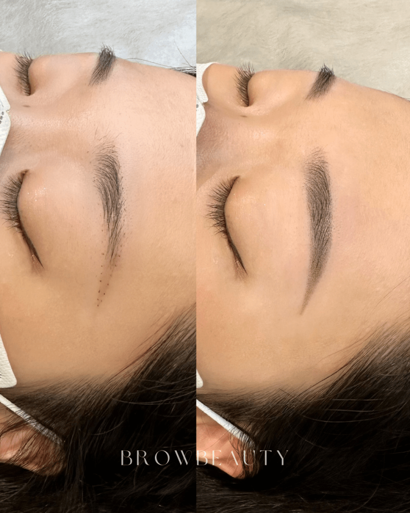 桃園霧眉案例｜專業設計自然柔和霧感眉型