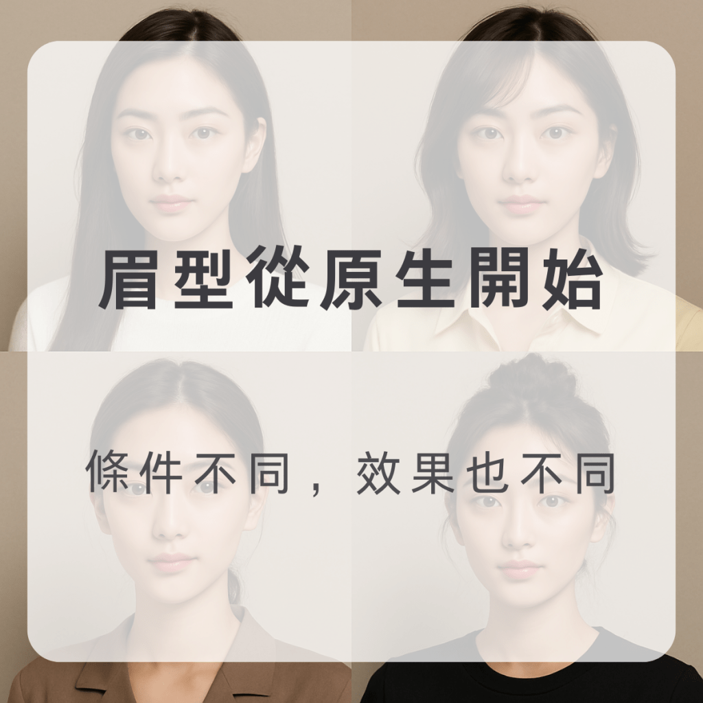 霧眉、飄眉前必備：為什麼我一定會請客人先傳『原生眉毛照片』？（專業解析）